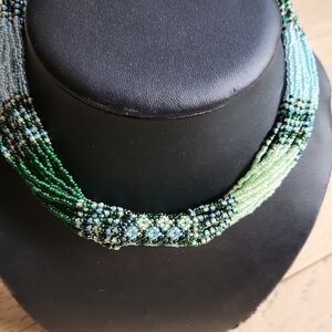 Vintage Native American Liquid Bead Necklace